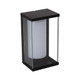 Black Outdoor Wall Light 240V 9W 470lm IP65 Duo-Colour 252mm Black Outdoor Wall Light 240V 9W 470lm IP65 Duo-Colour 252mm